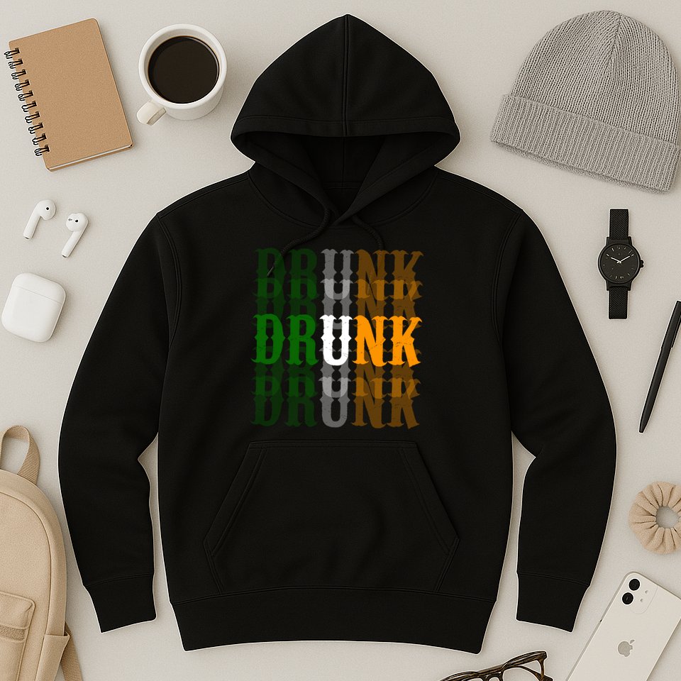 Drunk Funny Irish Drinking Hoodie