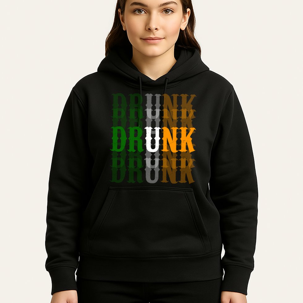 Drunk Funny Irish Drinking Hoodie