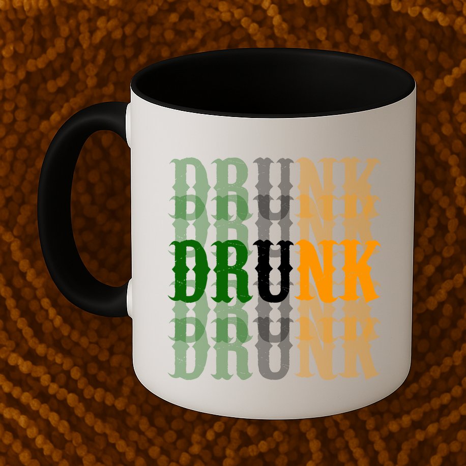 Drunk Funny Irish Drinking Mug