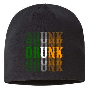 Drunk Funny Irish Drinking Sustainable Beanie