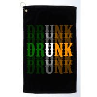 Drunk Funny Irish Drinking Golf Towel
