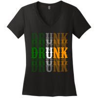 Drunk Funny Irish Drinking Women's V-Neck T-Shirt