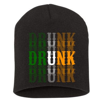 Drunk Funny Irish Drinking Short Acrylic Beanie