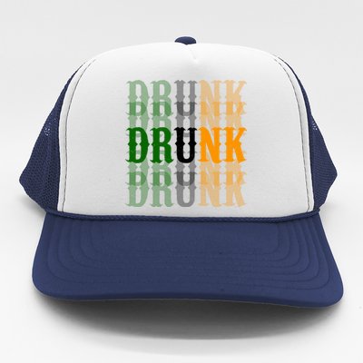 Drunk Funny Irish Drinking Trucker Hat