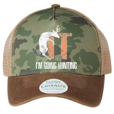 Deer Fuck It I Am Going Hunting Legacy Tie Dye Trucker Hat