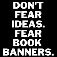 Don't Fear Ideas. Fear Book Banners Flexfit Unipanel Trucker Cap