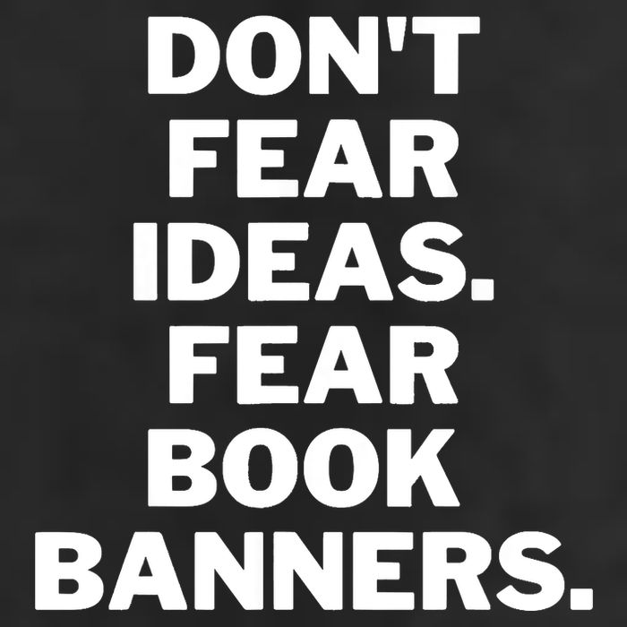 Don't Fear Ideas. Fear Book Banners Adult Drive Performance Visor