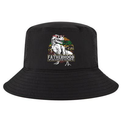 Dinosaur Fatherhood Is A Walk In The Park Fathers Cool Comfort Performance Bucket Hat