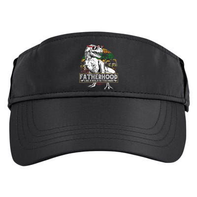 Dinosaur Fatherhood Is A Walk In The Park Fathers Adult Drive Performance Visor