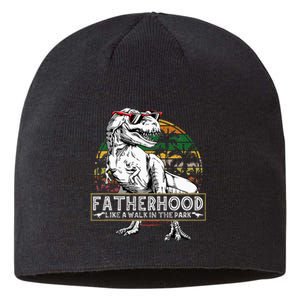 Dinosaur Fatherhood Is A Walk In The Park Fathers Sustainable Beanie