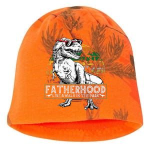 Dinosaur Fatherhood Is A Walk In The Park Fathers Kati - Camo Knit Beanie