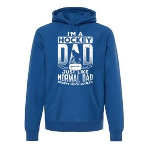 Dad Father Ice Hockey Ice Hockey Goalie Ice Hockey Player Gift Premium Hoodie