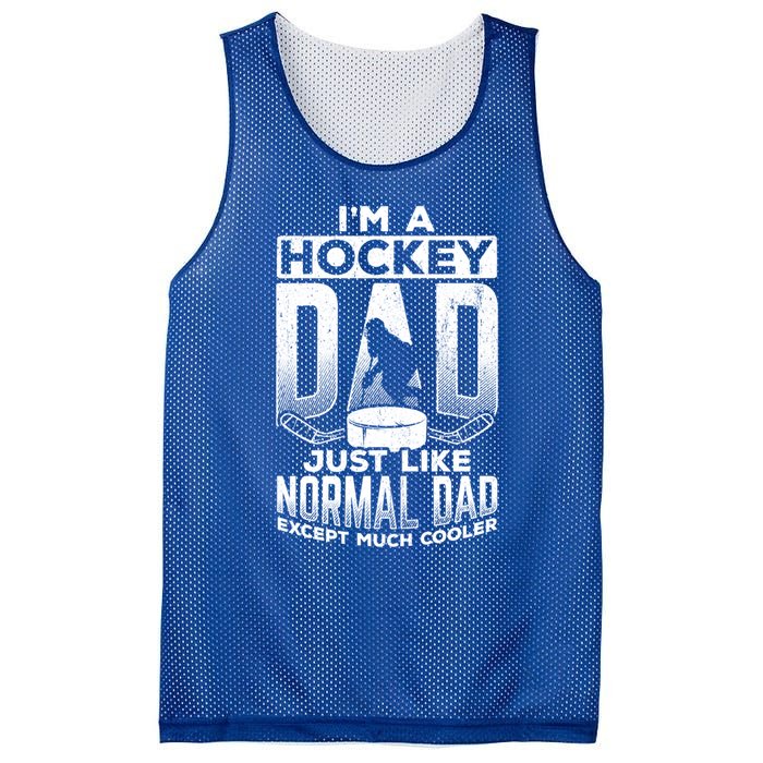 Dad Father Ice Hockey Ice Hockey Goalie Ice Hockey Player Gift Mesh Reversible Basketball Jersey Tank