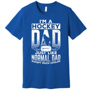 Dad Father Ice Hockey Ice Hockey Goalie Ice Hockey Player Gift Premium T-Shirt