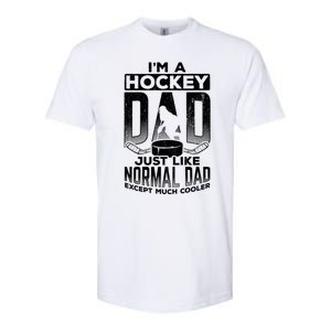 Dad Father Ice Hockey Ice Hockey Goalie Ice Hockey Player Gift Softstyle CVC T-Shirt