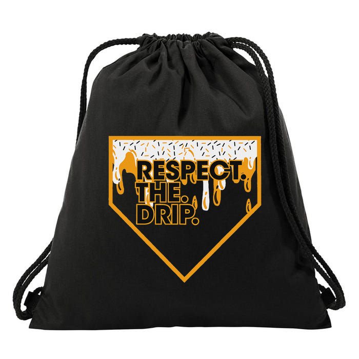 Drip For Ice Cream Spinkle Drawstring Bag