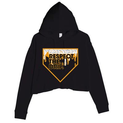 Drip For Ice Cream Spinkle Crop Fleece Hoodie