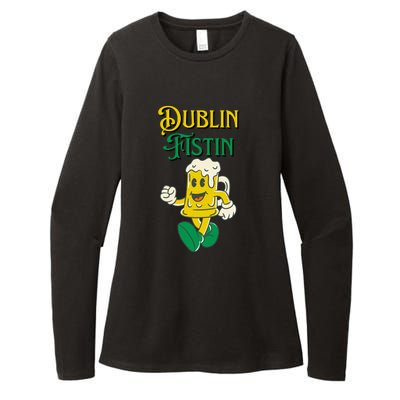 Dublin Fistin Irish Beer Womens CVC Long Sleeve Shirt