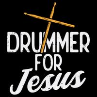 Drummer For Jesus God Drumming Christian Men Cooling Performance Crew T-Shirt