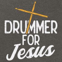 Drummer For Jesus God Drumming Christian Men Cotton Canvas Backpack