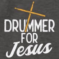 Drummer For Jesus God Drumming Christian Men Vector Backpack