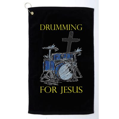 Drumming For Jesus Drummer Drums Golf Towel