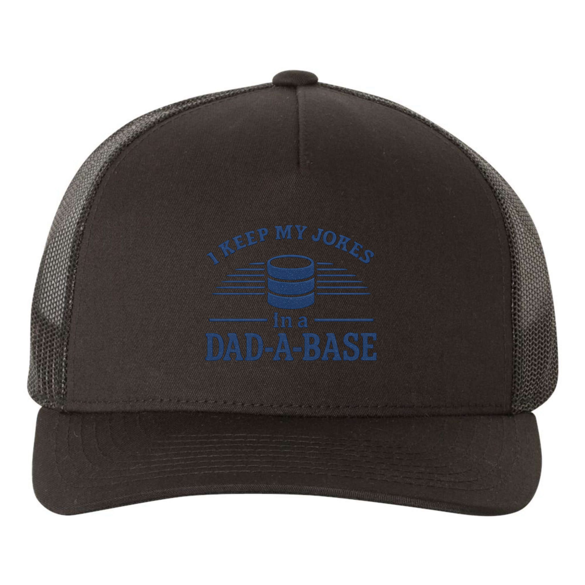 Dad-A-Base Funny Joke Storage Yupoong Adult 5-Panel Trucker Hat