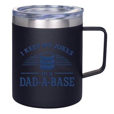 Dad-A-Base Funny Joke Storage 12oz Stainless Steel Coffee Mug