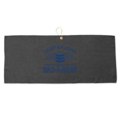 Dad-A-Base Funny Joke Storage Large Microfiber Waffle Golf Towel