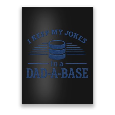 Dad-A-Base Funny Joke Storage Poster