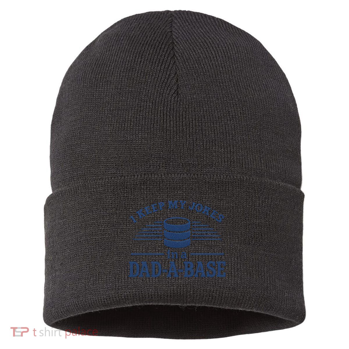 Dad-A-Base Funny Joke Storage Sustainable Knit Beanie