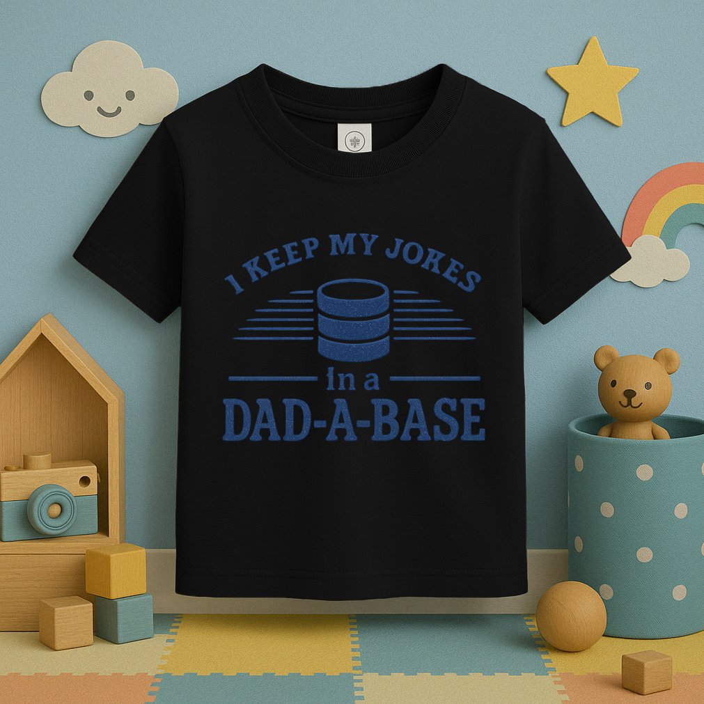 Dad-A-Base Funny Joke Storage Toddler T-Shirt