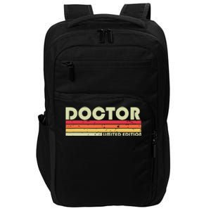 Doctor Funny Job Title Profession Birthday Worker Idea Impact Tech Backpack