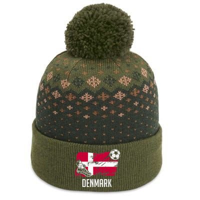 Denmark Flag Jersey Danish Soccer Team Danish Premium The Baniff Cuffed Pom Beanie