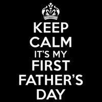 Keep Calm ItS My First FatherS Day Funny Wool Snapback Cap