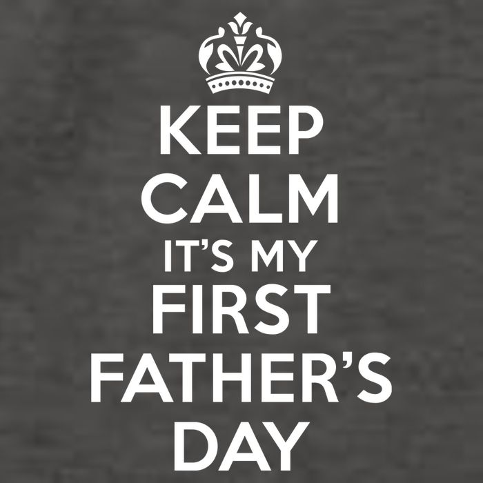 Keep Calm ItS My First FatherS Day Funny Vector Backpack