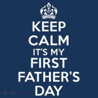 Keep Calm ItS My First FatherS Day Funny 25L Jumbo Tote
