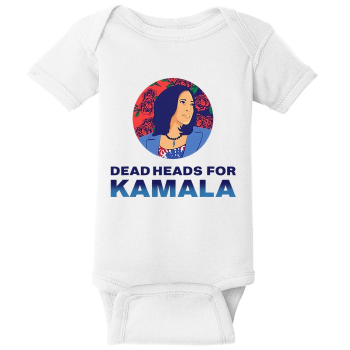 Deadheads For Kamala Baby Bodysuit