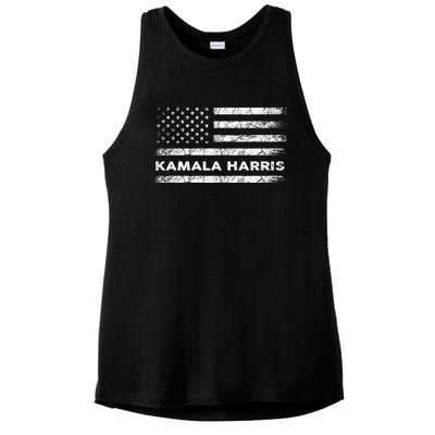 Democrats For Kamala Harris 2024 Ladies PosiCharge Tri-Blend Wicking Tank