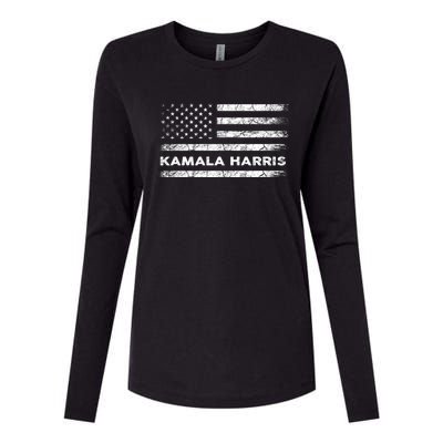 Democrats For Kamala Harris 2024 Womens Cotton Relaxed Long Sleeve T-Shirt