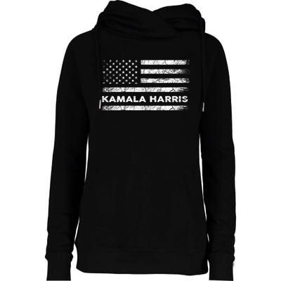 Democrats For Kamala Harris 2024 Womens Funnel Neck Pullover Hood