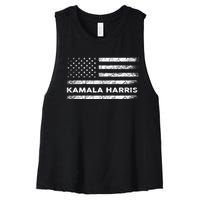 Democrats For Kamala Harris 2024 Women's Racerback Cropped Tank