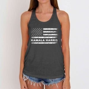 Democrats For Kamala Harris 2024 Women's Knotted Racerback Tank