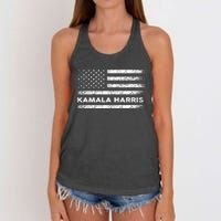 Democrats For Kamala Harris 2024 Women's Knotted Racerback Tank