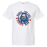 Dudes For Like Harris Man Funny White Dudes For Harris 2024 Garment-Dyed Heavyweight T-Shirt