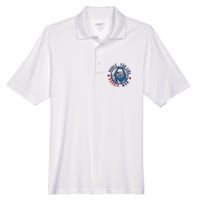 Dudes For Like Harris Man Funny White Dudes For Harris 2024 Men's Origin Performance Pique Polo