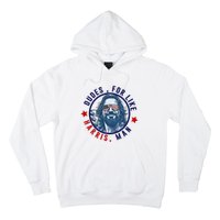 Dudes For Like Harris Man Funny White Dudes For Harris 2024 Hoodie