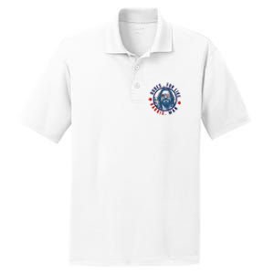 Dudes For Like Harris Man Funny White Dudes For Harris 2024 PosiCharge RacerMesh Polo