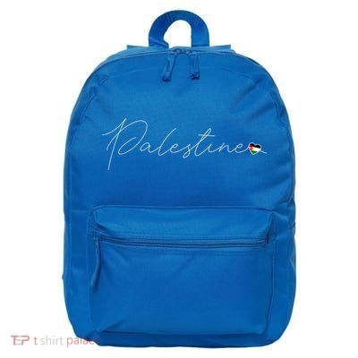 Dawlat Filastin Love Palestinian Flag Heart On Palestine Gift 16 in Basic Backpack