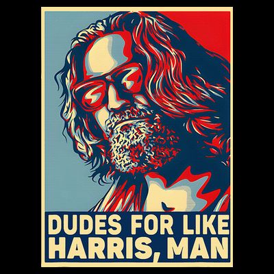 Dudes For Like Harris Man Vote Kamala For President T-Shirt
